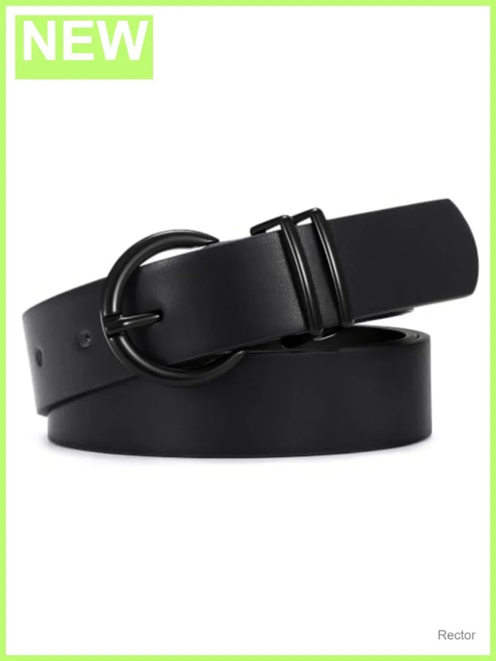 Faux Leather Women's Belt with Pin Buckle for Jeans Pants Dresses